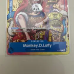 Monkey.D.Luffy (2nd Anniversary Stamped Promo) P-043 One Piece Promo A - Image 3