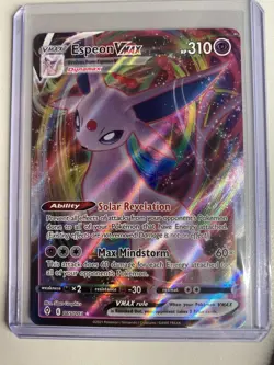 Espeon VMAX 065/203 Ultra Rare Pokemon Card Evolving Skies NM - Image 3