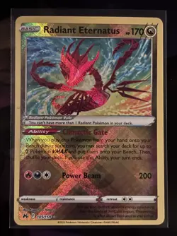 🪩 Pokemon TCG Radiant 4-Card Lot Alakazam Heatran Hawlucha Eternatus - Image 2