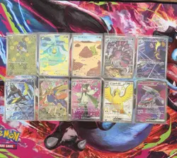 Pokemon Japanese AR And Full Art Card Lot Of 10 All NM - Image 1