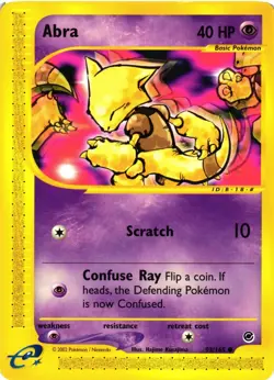 Pokemon TCG Abra Expedition Base Set Common Card 93/165 VLP - Image 1