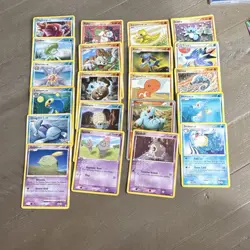 Pokemon TCG Magikarp, Lombre, Starmie, Lanturn, Quagsire Card Lot - 20 Cards - Image 1