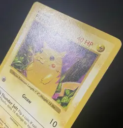 Pikachu (Red Cheeks) 058/102 Base Set (Shadowless) Regular - Pokemon Card - Image 3