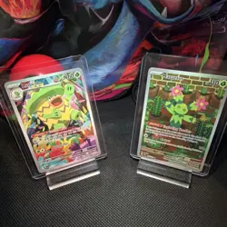 Pokemon Ludicolo & Maractus Sword & Shield Full Art Holo Lot 2 Cards - Image 1