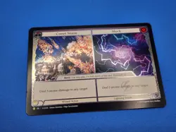 FAB LGS335 Comet Storm Shock Cold Foil Promo Card Flesh & Blood TCG Near Mint - Image 3