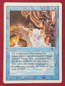 "Hurkyl's Recall" - Magic The Gathering Card - Revised - Image 1