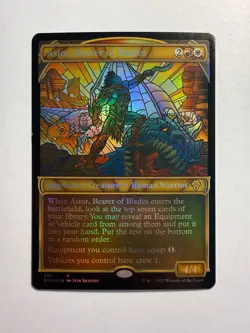 Astor, Bearer of Blades (Showcase) 293 MTG Dominaria United Foil - Image 1
