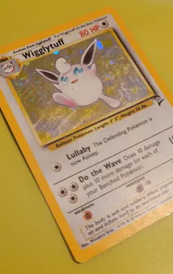 Pokemon TCG Wigglytuff 19/130 Base Set 2 Holo NM - WoTC - Image 2