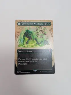 MTG - Germination Practicum (Borderless) - Secrets of Strixhaven NM/M Condition - Image 1
