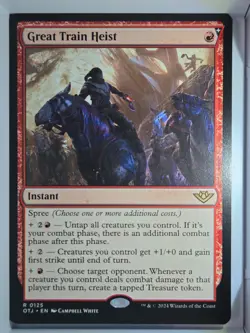 Great Train Heist - R125 - MTG - Outlaws of Thunder Junction (OTJ) - Image 1