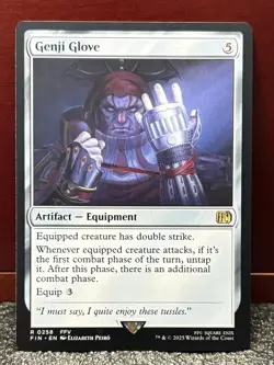 MTG Final Fantasy FIN {{{ Genji Glove }}} Rare 0258 FFV~L@@K - Image 1