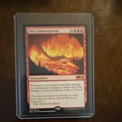 Wizards of the Coast Fiery Emancipation Mythic Red Enchantment Core Set 2021 - Image 1
