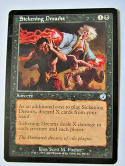 MTG Sickening Dreams Torment Light Play!! - Image 1