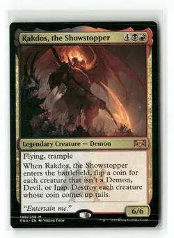 Rakdos, the Showstopper 199 Mythic Ravnica Allegiance Magic: The Gathering NM - Image 1