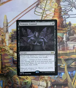 MTG Demonic Counsel - DSK Rare - Mint - Image 1