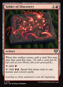 MTG Tablet of Discovery [SOS] FOIL #132 - Image 1
