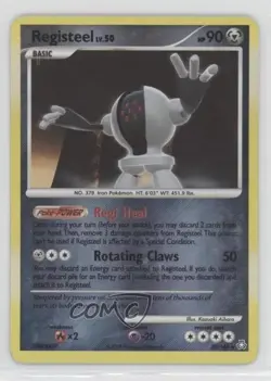 Registeel Reverse Foil Pokemon Diamond & Pearl Legends Awakened #39 2008 - Image 1