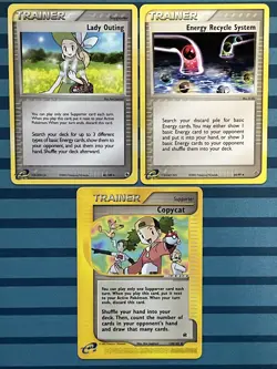 3x Pokemon Card Lot: Supporter E-Reader Expedition Ruby Sapphire Dragon *NM/LP* - Image 1