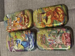 Pokemon TCG Prismatic Evolutions EMPTY Mini tin Eeveelutions - Image 1