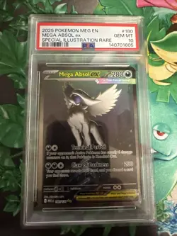 POKEMON MEG EN #180 - MEGA ABSOL EX 180/132 - SPECIAL ILLUSTRATION RARE - PSA 10 - Image 1