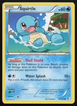 Pokemon Squirtle 29/149 Boundaries Crossed Non-Holo (LP - HP) - Image 1
