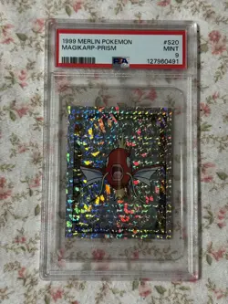 Magikarp Pokemon Merlin Series 1 -S20 Special Glitter PSA 9✨ - Image 2