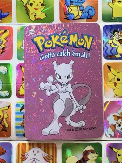 Pokemon 151 Vintage Pocket Monsters Vending HOLO Prism Sticker 2000 Nintendo - Image 2