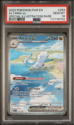 2023 POKEMON PAR EN PSA 10 ALTARIA EX SPECIAL ILLUSTRATION RARE 253 - Image 1