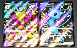 POKEMON PALDEAN FATES LOT - MEW EX AND ALAKAZAM EX - SHINY ULTRA RARE (EX/NM) - Image 1