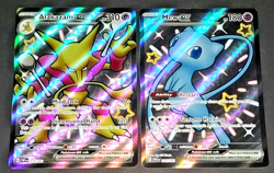 POKEMON PALDEAN FATES LOT - MEW EX AND ALAKAZAM EX - SHINY ULTRA RARE (EX/NM) - Image 2