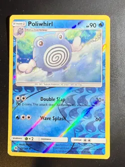 Poliwhirl 31/149 Uncommon SM Base Set Pokemon Moderately Played Reverse Holo - Image 1