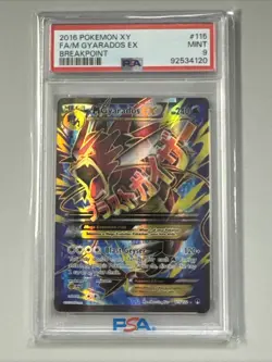 Pokemon XY Breakpoint Mega Gyarados EX 115/122 Psa 9 - Image 1