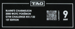 2000 WOTC Pokemon Gym Challenge 1st Edition 31/132 Blaine's Charmeleon TAG 9 928 - Image 3