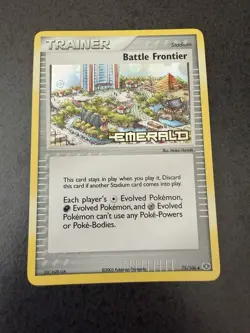 Pokemon Battle Frontier 75/106 Ex Emerald Reverse Holo Rare Stamped - Image 1