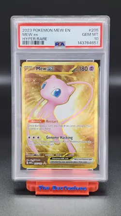 Mew ex Pokemon TCG 205/165 Sv: Scarlet & Violet 151 Holo Hyper Rare PSA 10 - Image 1