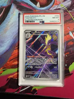 Pokemon TCG Toxtricity Phantasmal Flames 103/094 PSA 8 - Image 4