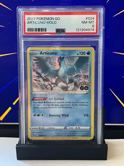 Articuno 024/078 Pokemon GO Holo PSA 8 - Image 1