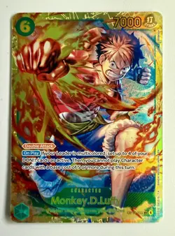 One Piece - Monkey D Luffy SEC OP13-118 - Carrying On His Will Near Mint - Image 1