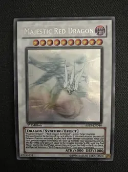 Majestic Red Dragon (Ghost Rare) ABPF-EN040 Absolute Powerforce 1st Edition - Image 1