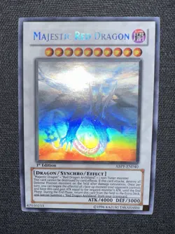 Majestic Red Dragon (Ghost Rare) ABPF-EN040 Absolute Powerforce 1st Edition - Image 2