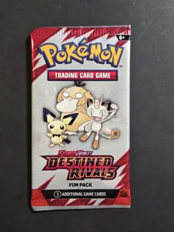 Pokemon Destined Rivals Fun Pack: 3 Cards Scarlet & Violet - New / Sealed - Image 1