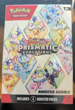 Pokemon TCG Scarlet & Violet Prismatic Evolutions Booster Bundle Factory Sealed - Image 1