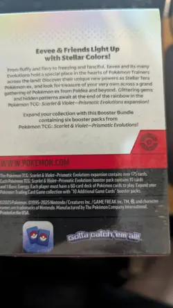 Pokemon TCG Scarlet & Violet Prismatic Evolutions Booster Bundle Factory Sealed - Image 2