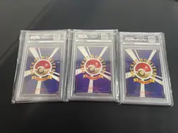 Pokemon Japanese Promo Champion Road 2000 - Chikorita, Cyndaquil, Totodile PSA 6 - Image 2