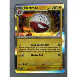 Electrode 101/165 Holo Rare Scarlet and Violet 151 Pokemon TCG - Image 1