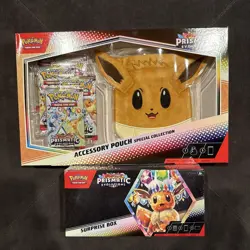 Prismatic Evolutions Surprise Box & Evee Accessory Pouch Special Collection - Image 1