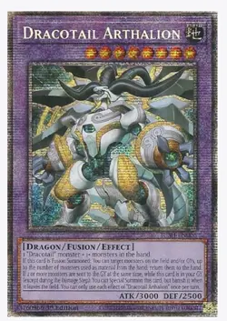 JUSH-EN006 Dracotail Arthalion Starlight Rare 1st Ed YuGiOh - Image 1