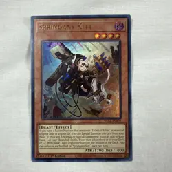 YUGIOH SDAZ-EN002 Springans Kitt Ultra Rare 1st Edition NM - Image 1