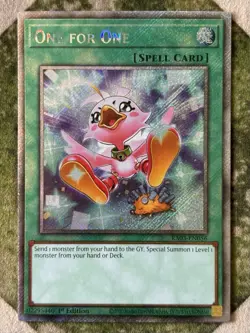YuGiOh ONE FOR ONE Platinum Secret Rare RA03-EN056 - Image 2