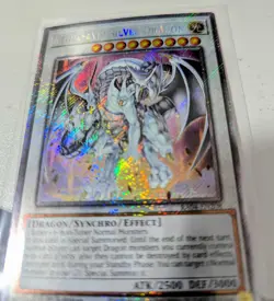 Yugioh! Azure-Eyes Silver Dragon - RA04-EN208 - Platinum Secret Rare - 1st Editi - Image 1